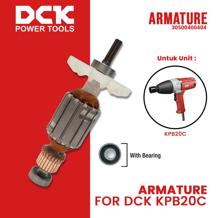 Gambar Armature/Angker untuk Impact Wrench KPB/DPB/APB20C dari DCK Power Tools Indonesia Kota Administrasi Jakarta Barat Tokopedia