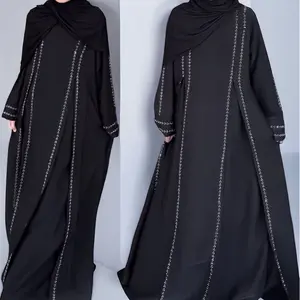 Abaya Muslim Anak Terbaru Gamis Abaya Maryam Simple elegan Bahan Marina 4-12Tahun Abaya Turki Mewah