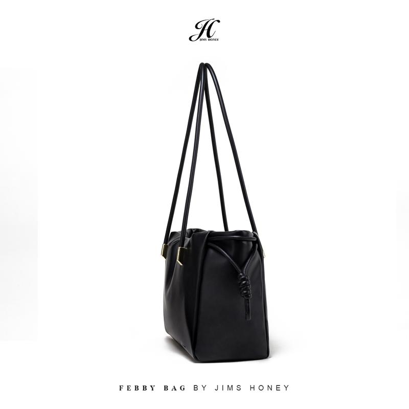 Jims Honey - Febby Bag - Tas Bahu Wanita Kulit Serut 7