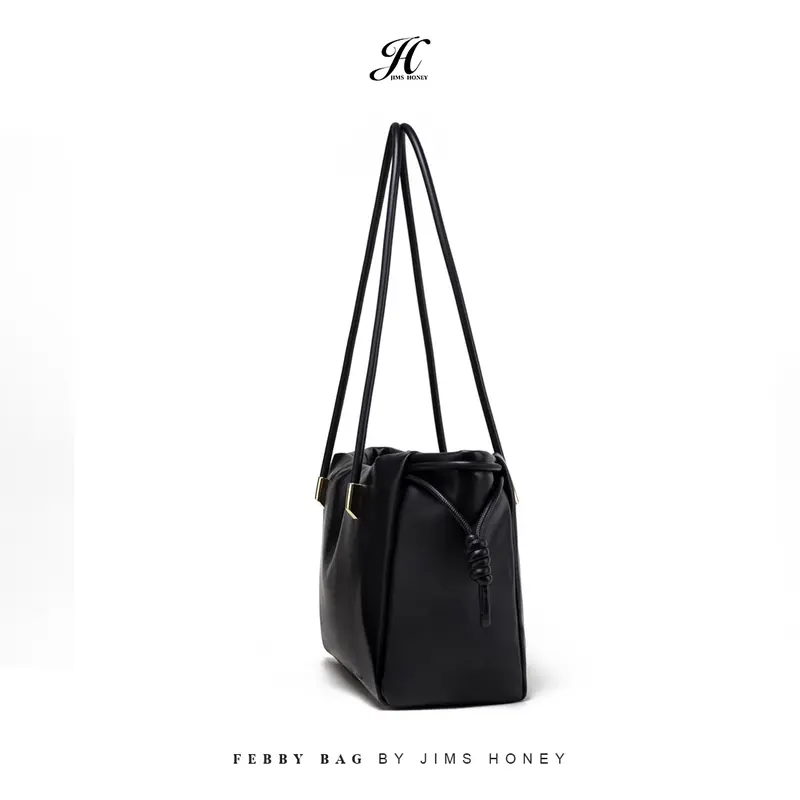 Jims Honey - Febby Bag - Tas Bahu Wanita Kulit Serut 7