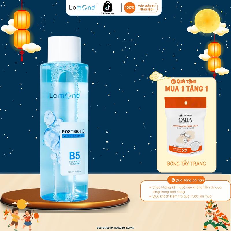 Nước tẩy trang LEMOND POSTBIOTIC MICELLAR WATER 250ML