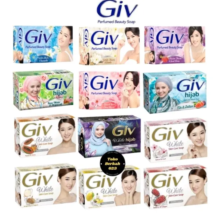 Dapat 8pc Sabun GIV Batang 72gr Murahh - Soap Kaki Membersihkan