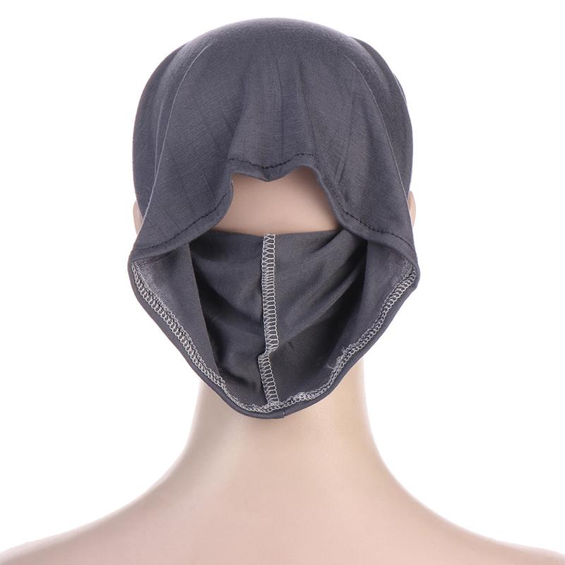 Product Introduction of Mũ Turban cho phụ nữ, có thể co giãn, Mũ trùm đầu bên trong, có xỏ lỗ tai, không bao gồm mặt nạ 15