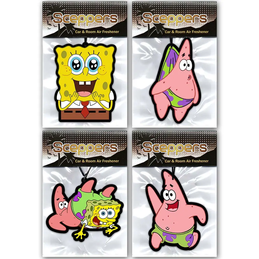 Parfum Mobil Pengharum Ruangan , Parfum Kertas Gantung Car Airfreshener Sceppers - Karakter Spongebob Patrick