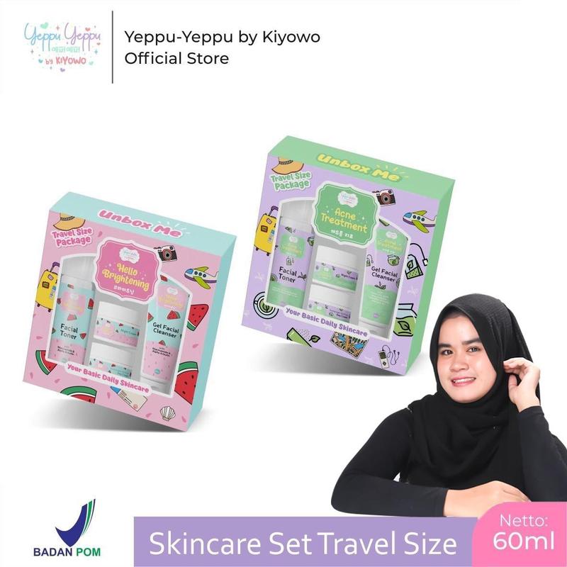 (PREORDER) Yeppu-Yeppu By Kiyowo Skincare Travel Size Package BPOM