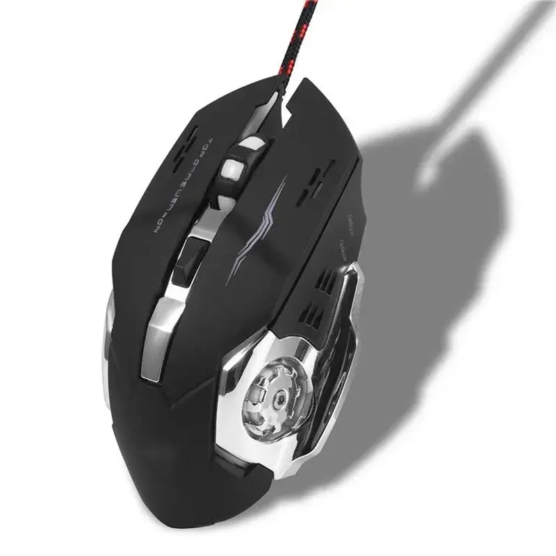 Mouse Gaming G7 Kabel LED ( RGB ) SILENT MOUSE TWOLF 2
