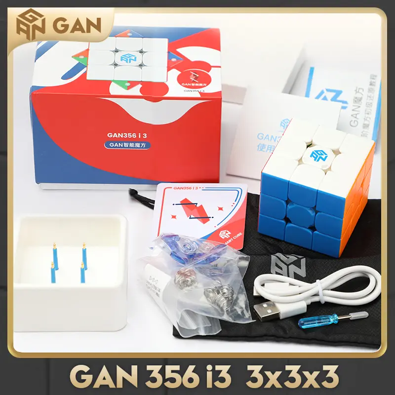 Khối lập phương thông minh GAN 356 I3 chuyên nghiệp, đồ chơi ứng dụng Bluetooth , câu đố trẻ em, đồ chơi giáo dục, quà tặng 0