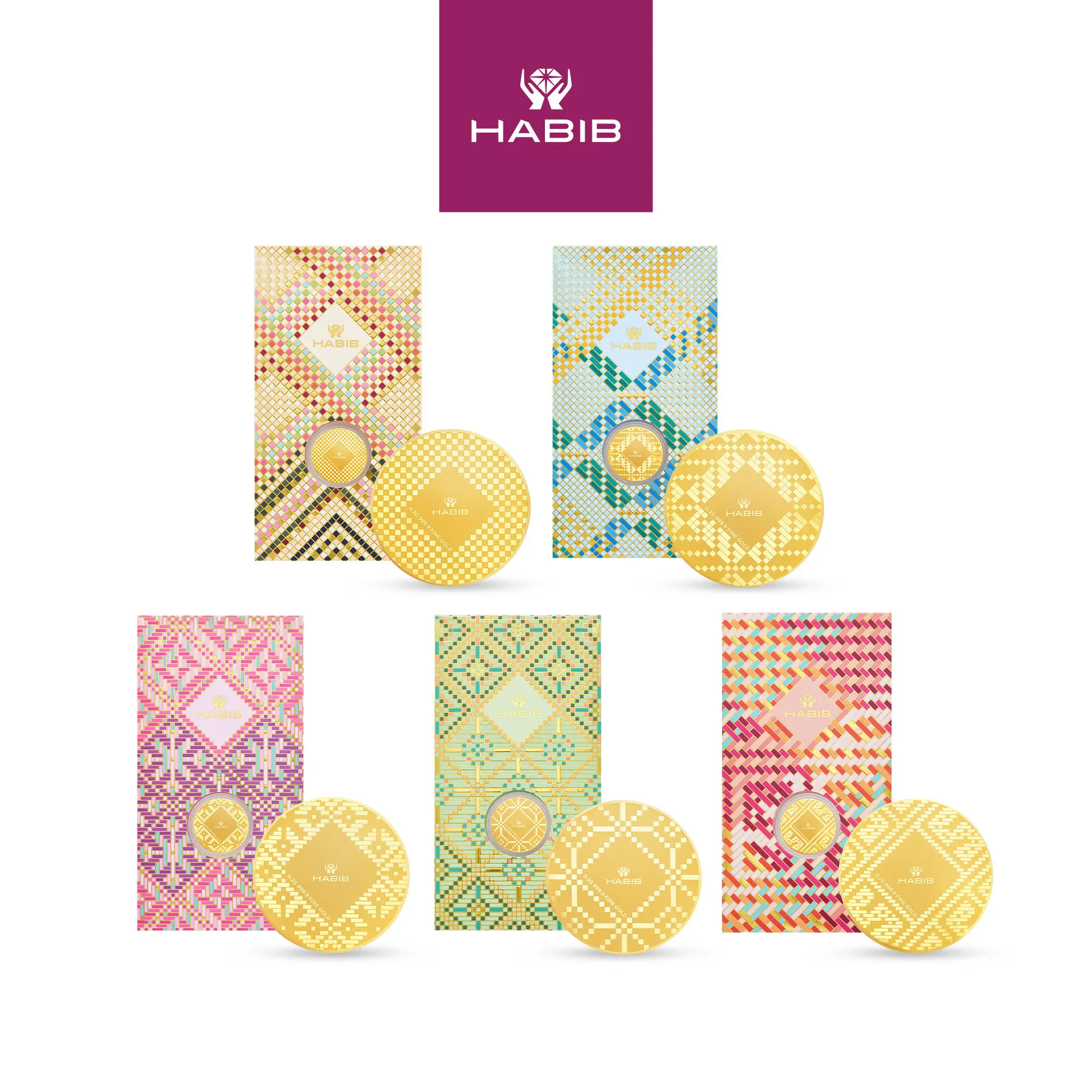 HABIB Anyaman Collection | 999.9 Gold Wafer Coin (0.20g)