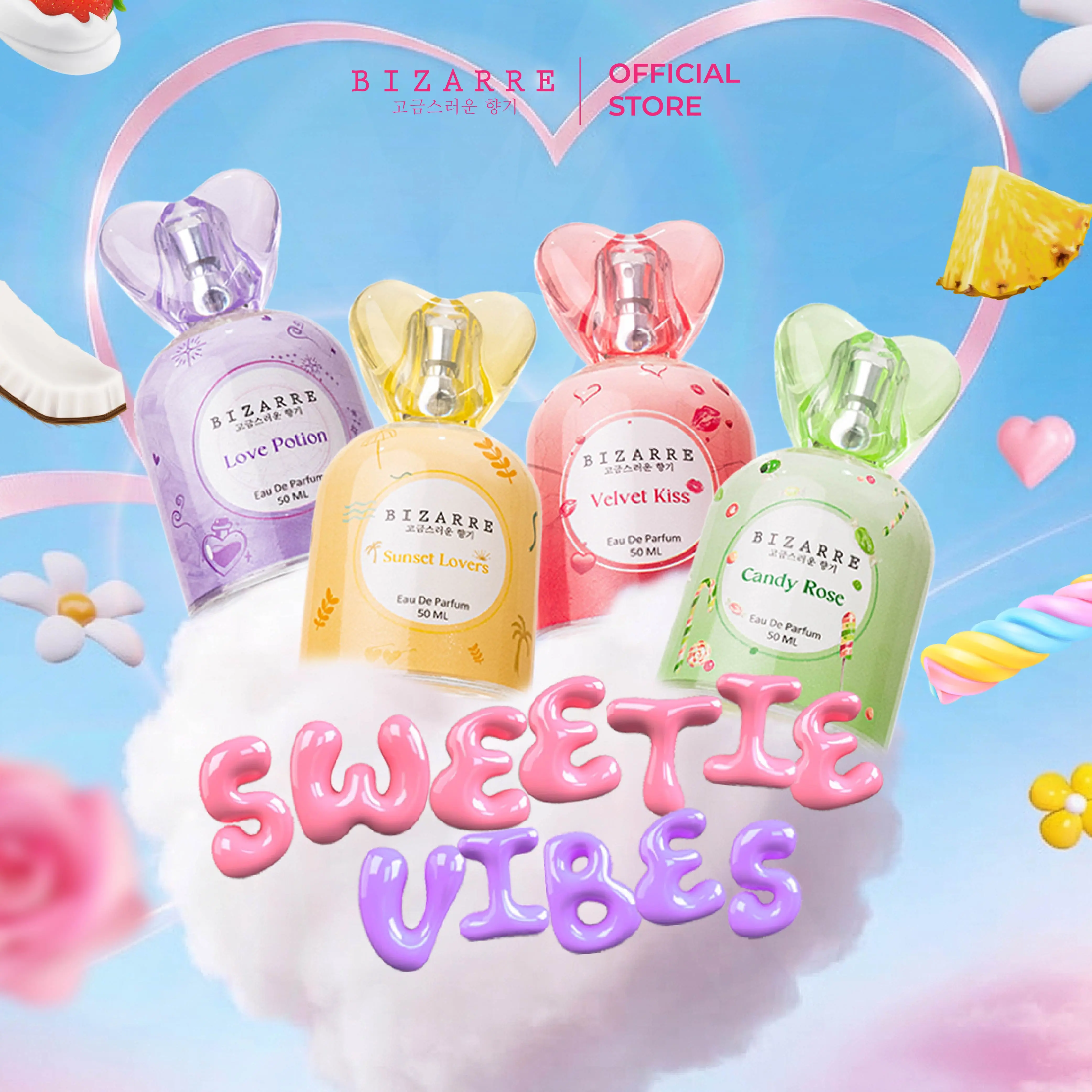BIZARRE Eau De Perfume EDP Sweetie Series 50 ML