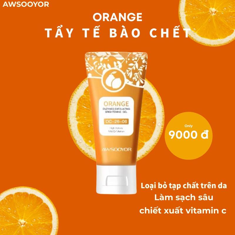 AWSOOYOR – Gel tẩy tế bào chết dịu nhẹ cho mặt giúp làm sạch bề mặt da dùng được hằng ngày 50g