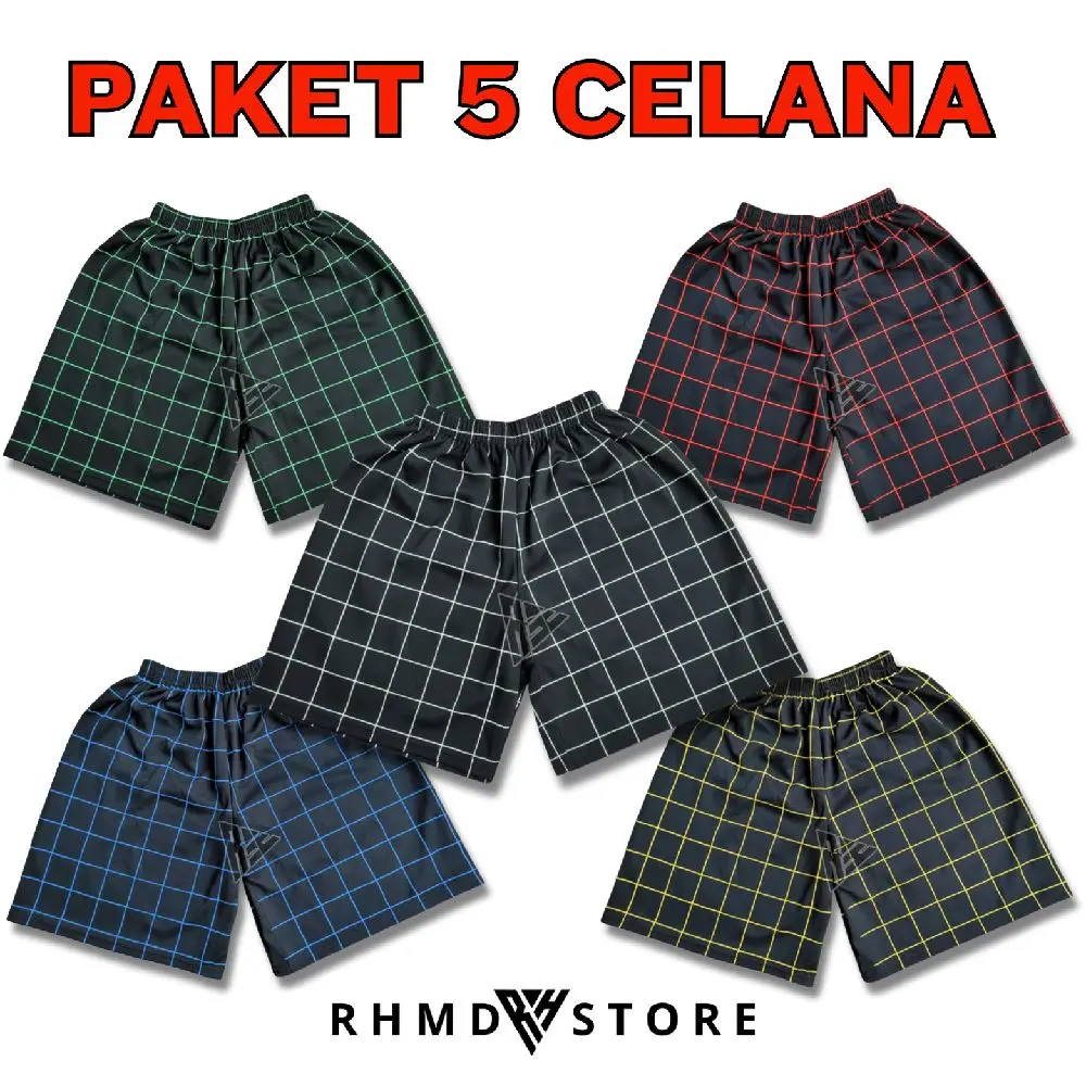 5 celana Tartan