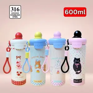 Termos 600ml Stainless SUS 316 XCUP / Botol Minum 600ml Stainless SUS 316 Tahan Panas dan Anti Bocor 2381