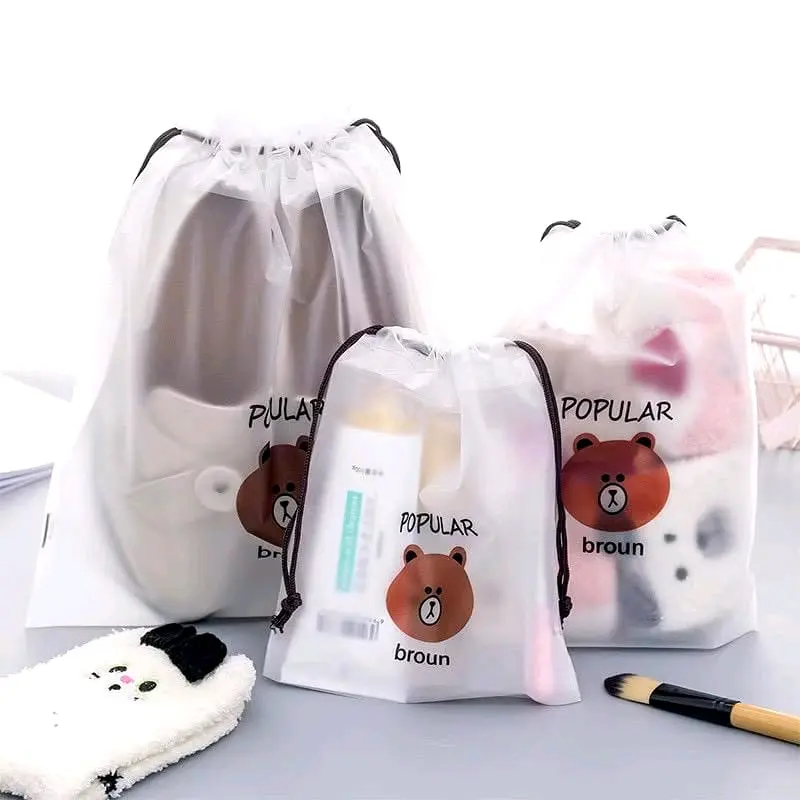 TRAVEL POUCH ORGANIZER SERBAGUNA / TAS SERUT KOSMETIK MOTIF ANTI AIR / TRAVEL BAG KARAKTER MURAH 7