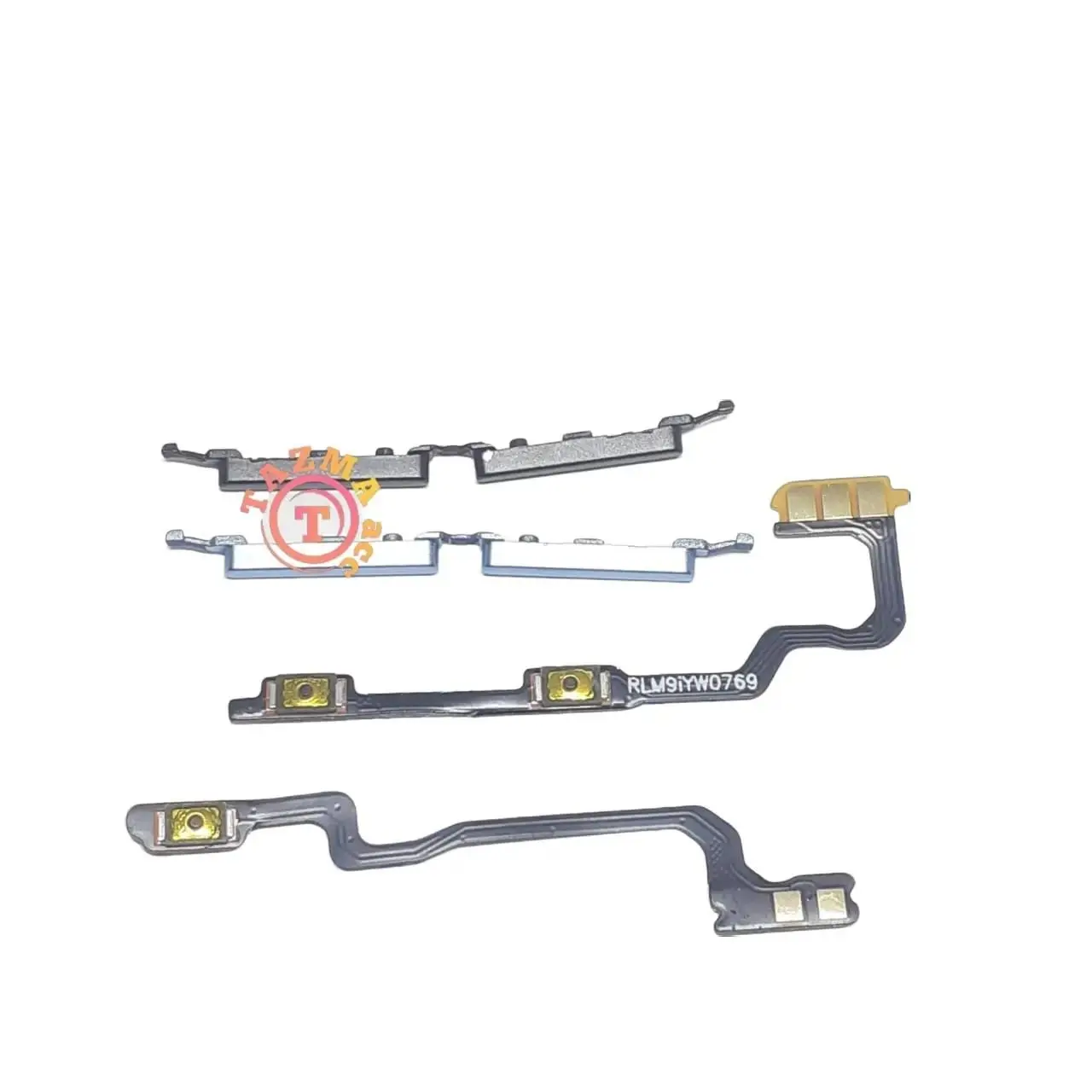 Tombol + Flexible On Off Volume untuk Oppo A76 4G Pernik Volume + Flexibel Power - Layar