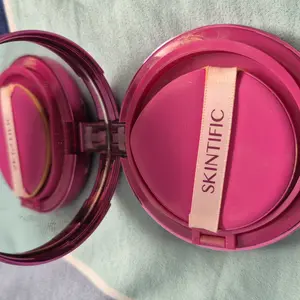 【New Special Edition】SKINTIFIC Cover Glow Perfect Cushion 11ml | Poreless Full Coverage Foundation BB CC Cushion | Oil Control, Waterproof, Sweatproof, Flawless Makeup Bedak Padat untuk Kulit Berminyak & Kering Wajah