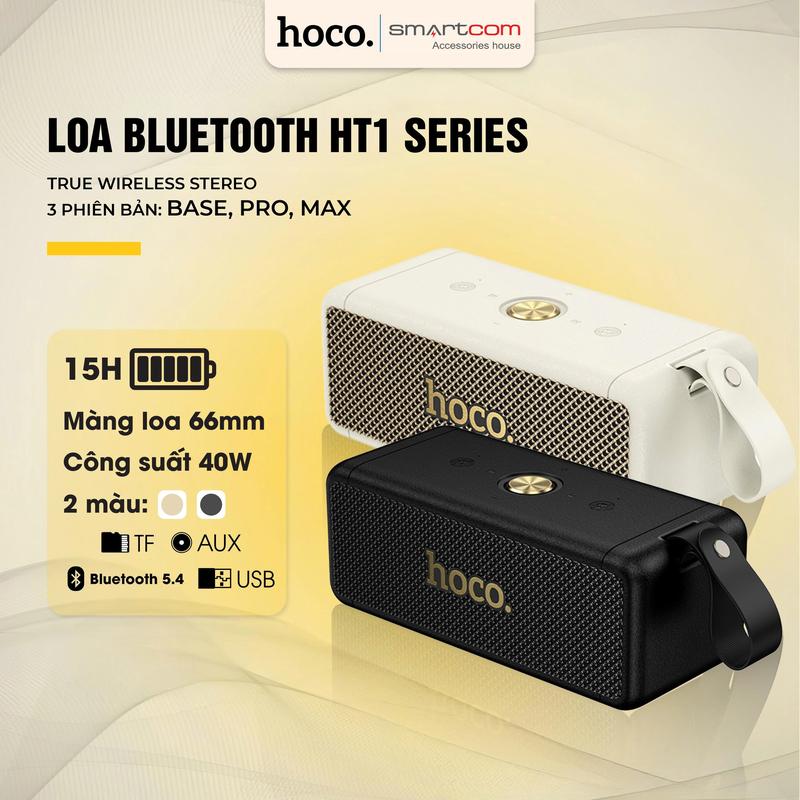  Loa Hoco HT1 - Bass 3D Cực Đỉnh Nghe Gọi Không Dây Pin 5000mAh - Bảo hành 12 tháng 