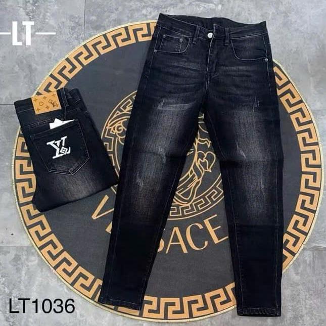 Quần jean nam mẫu mới cao cấp Thêu túi sau thanh lịch chuẩn form thời trang