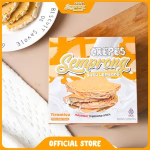 Semprong Susu Lembang - Tiramisu Delight Kue Semprong Cemilan Oleh - Oleh Bandung