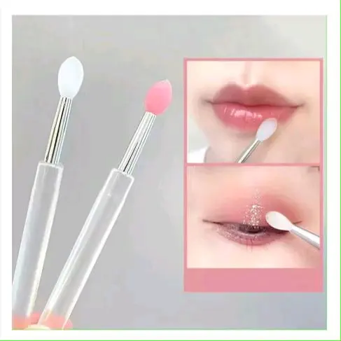 Silicon Lip Brush with cover | Kuas Silikon Bibir