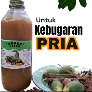 Saripati buah pinang muda extra Kuda laut 500 ml