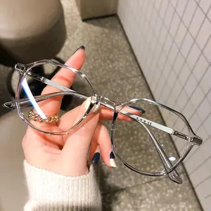 Kacamata Anti Radiasi Stylish Lucu Bulat Glasses
