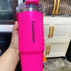 Cuculemon Tumbler Termos Stainless Steel 1L Kapasitas Besar Tahan Panas 24 Jam Insulated Botol Minum