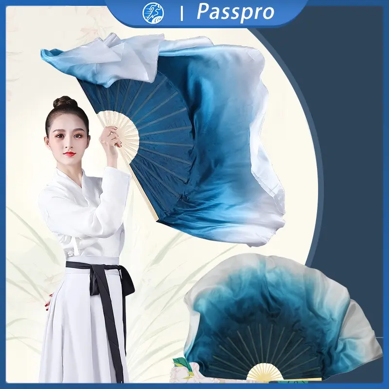 Kipas Penari Bahan Kualitas Bagus Silk Kipas Cina Untuk Menari 0