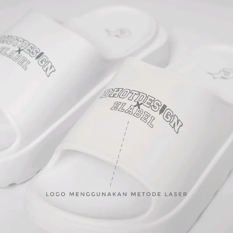 E Label X Dhot Design - Eldhot Sandal Slip On Pria Wanita Bahan Eva Phylon Premium 5