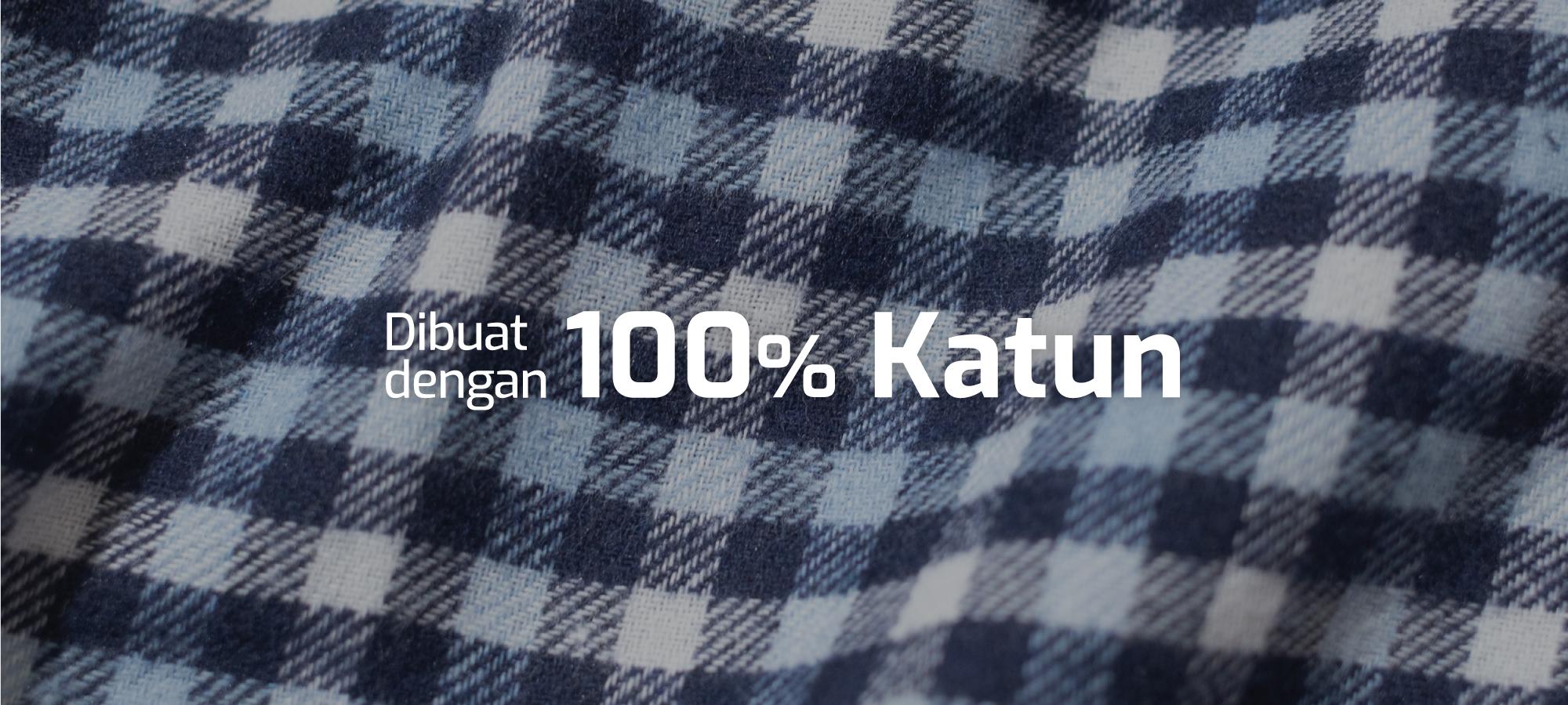 M231 Kemeja Pria Flannel Panjang Coklat 0292