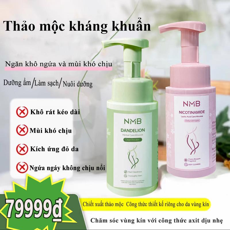 Mousse Làm Sạch Riêng Tư NMB Được Công Thức Với Niacinamide Và Axit Lactic Làm Sạch Nhẹ Nhàng Vùng Kín