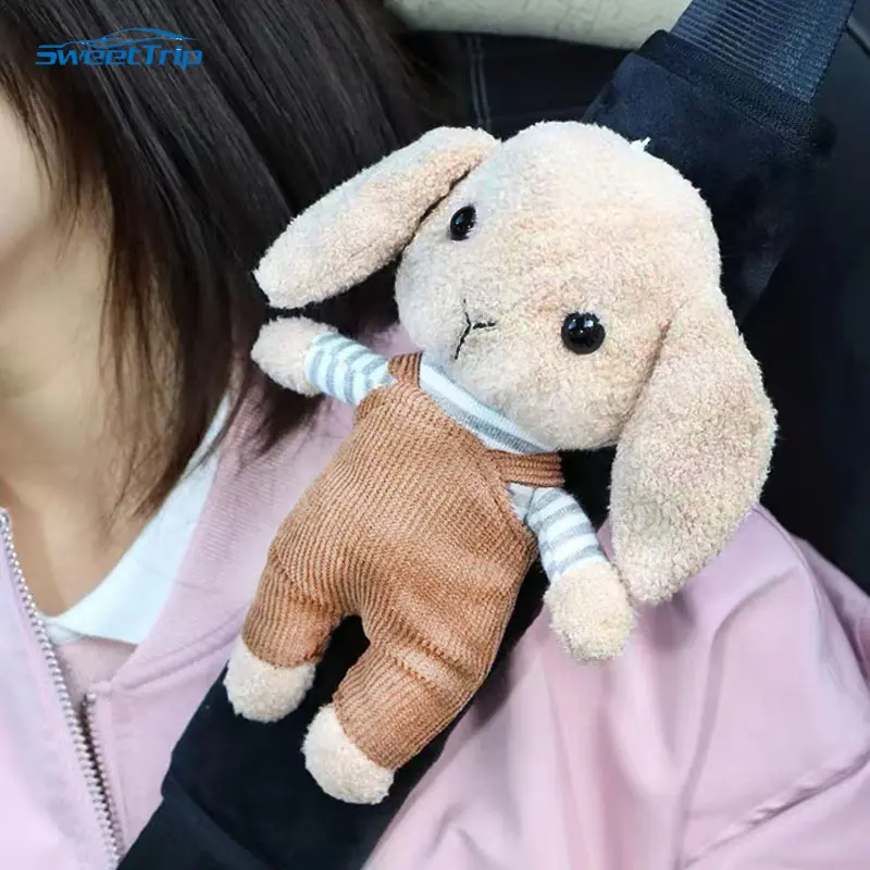 Creative Seat Belt Shoulder Protector Cute Car Shoulder Pad Cartoon Auto Supplies Shoulder Pad Female Car Seat Belt Interior