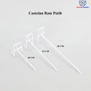 Cantelan/Cantolan/Gantungan/Kaitan Hook Ram Display 10cm 15cm 20cm Import