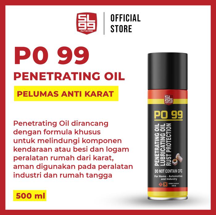 Sl99 Jual SL99 Penetrating Oil Spray 500ml Pelumas Perontok Anti Karat Baut ...