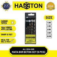 Gambar Hasston Mata Bor Beton 5pcs (0241-005) - Warna dari Hasston Tools Kota Administrasi Jakarta Pusat 1 Tokopedia