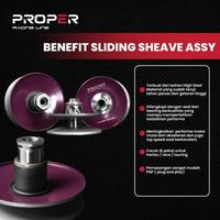 Gambar PROPER RACING LINE SLIDING SHEAVE HONDA VARIO 160 PULLY BELAKANG dari Proper Racing Line Kota Administrasi Jakarta Utara 3 Tokopedia