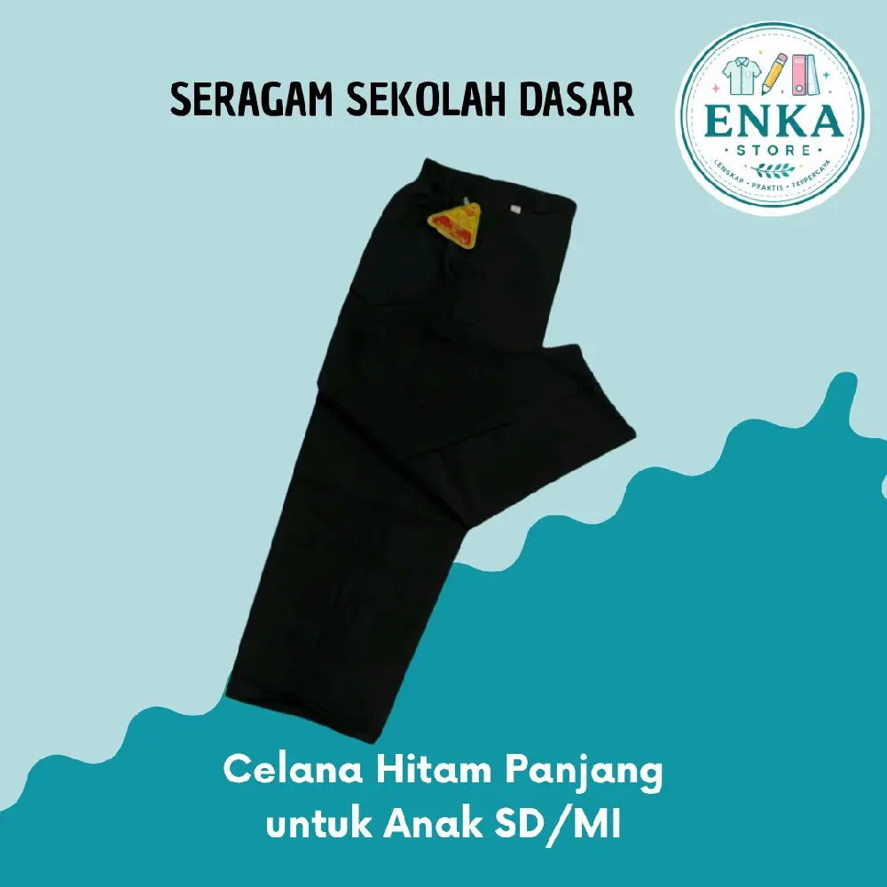 Enka Store Celana Panjang SD Laki-Laki Bahan Famatex Tebal Size 25-34 Nyaman untuk Anak Sekolah Tidak Luntur dan Awet