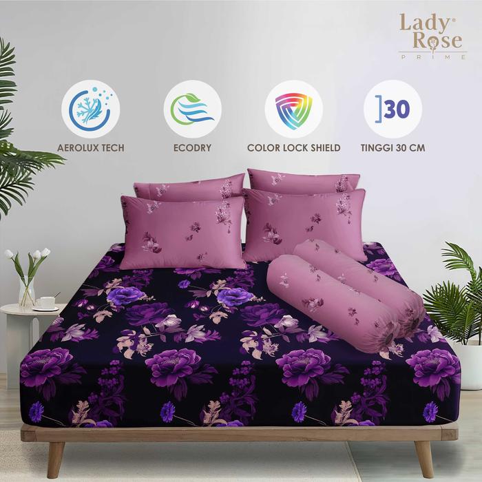 Gambar Lady Rose Prime - Sprei Queen 160x200 Tinggi 30Cm Bantal 2 - Raisa dari Lady Rose Sprei Kab. Bandung Tokopedia