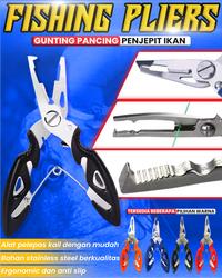 Gambar Tang Split Pancing Stainless Steel Fishing Hook Remover - Tang Split dari FISHINGIN Kab. Sukoharjo 3 Tokopedia