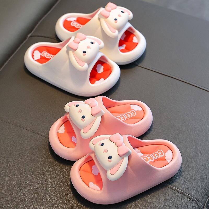 Product Introduction of Summer Kids Girl Princess Cute Slippers Non slip Soft Bottom Bathroom Bath Baby Sandals 0