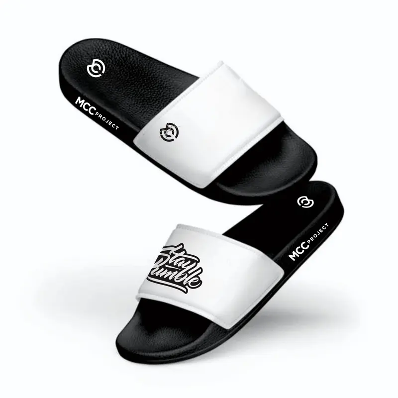 Sandal Selop Pria Black Humble Terbaru Kekinian Size 37-43 Sendal Slop Kasual Elegant 2025 Shoes Karet Wanita 7