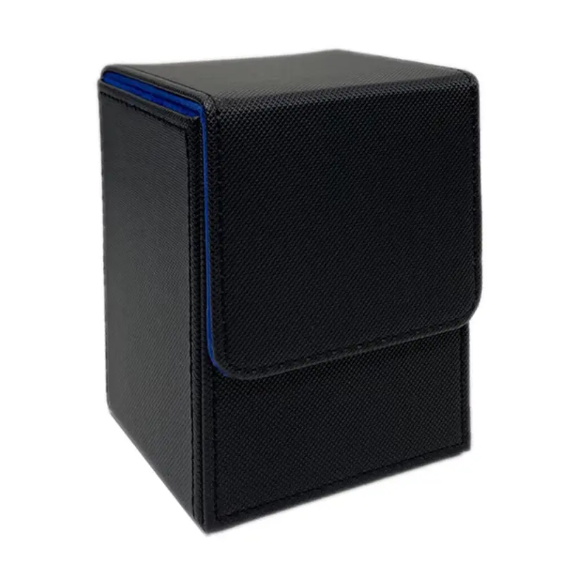 Premium kulit magnet TCG DECK storage box for TCG MTG /TCG POKEMON / TCG ONE PIECE dengan penutup magnet 4