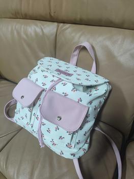Product Review of BuzzBag - Tas bahu ins kanvas bunga lucu tas sekolah wanita berkapasitas besar korea import fashion kuliah tas ransel laptop backpack tas sekolah wanita backpack lucu korea tas korean style tas sekolah muat banyak tas ransel wanita lucu from D**d 3