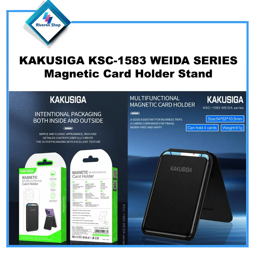 KAKUSIGA KSC-1583 WEIDA SERIES Magnetic Card Holder Stand