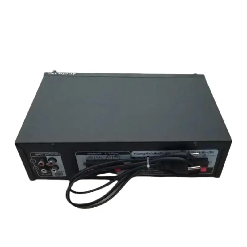 Amli mini công suất 250W  4 đường míc nguồn  điện 220v Nghe Nhạc Mixer 3
