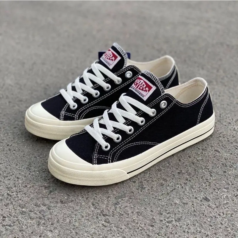 Sepatu Ventela Basic Low Black Natural untuk Gaya Santai - Casual, Shoes