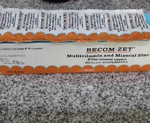 MULTIVITAMIN BECOM ZET I 1 STRIP ISI 10 TAB I MULTIVITAMIN I ZINC