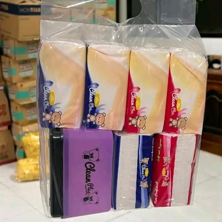 (6pak) free tempat tisu clean plus
