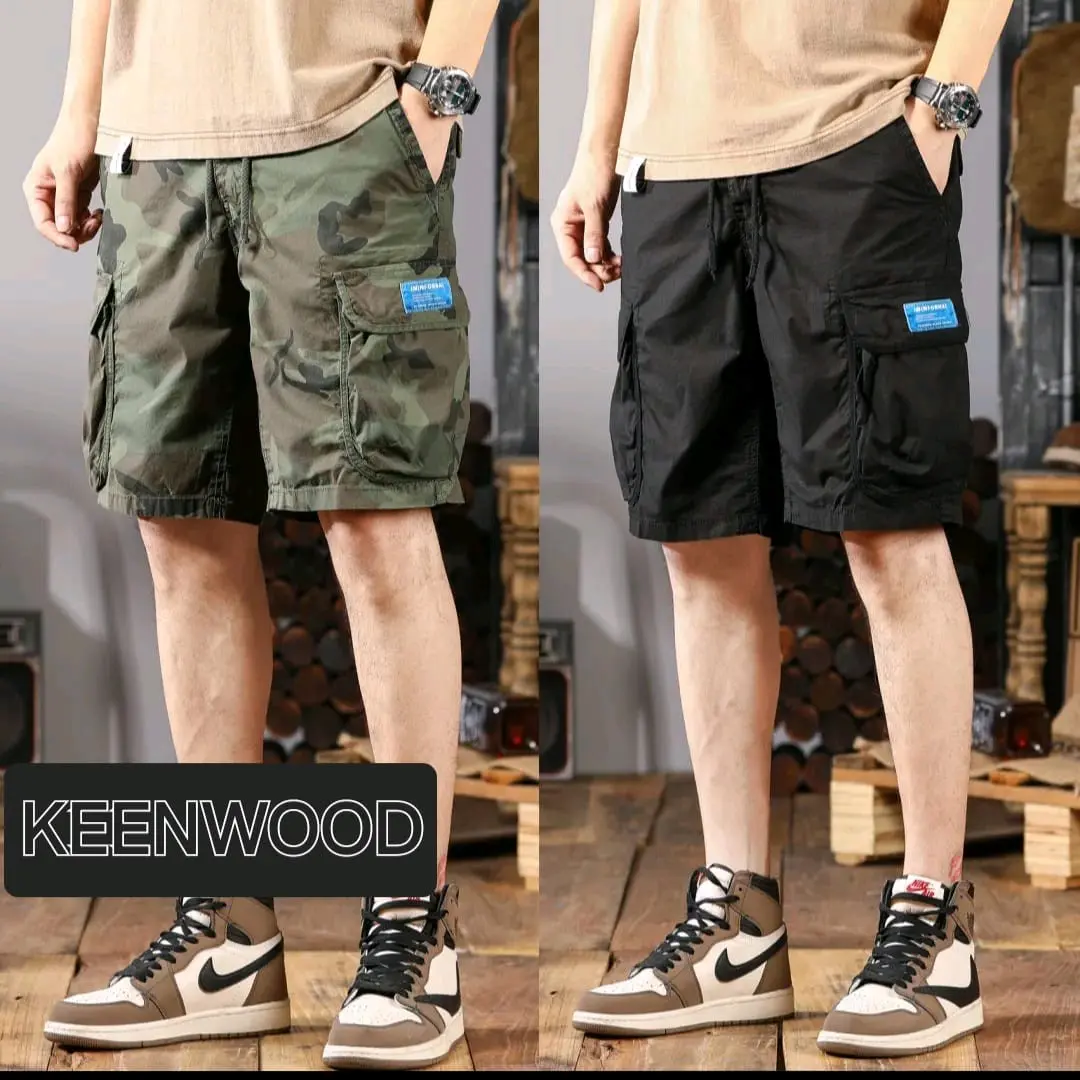 Short carggo combat Celana pendek Camo pria Loreng keren style kece celana cargo Cowok pendek celana pendek termurah
