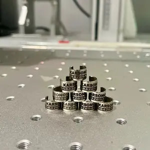 10 pcs ll Ring merpati ll baja belah dewasa ll bebas custom nama