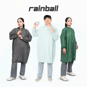 Elephant Brand Jas Hujan Ringan Untuk Pria dan Wanita - Jas Hujan Travel Rain Ball